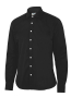 Cottover Twill Kauluspaita Slim Fit Musta