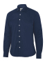 Cottover Twill Kauluspaita Slim Fit Tummansininen