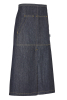 Cottover Waist Apron Long Denim