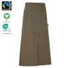 Cottover Waist Apron Long Oliivinvihreä
