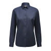 Gb02 Twill Stretch Woman Contemporary Tummansininen