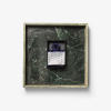 Giftbox Solid Hankie & Lapel Pin Tummansininen