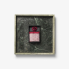 Giftbox Solid Hankie & Lapel Pin Viininpunainen