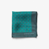 Handkerchief Silk Floral Vihreä