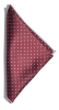 Handkerchief Viininpunainen / Valkoinen