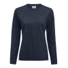Heavier Pro L/s Women Tummansininen