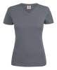 Heavy V-neck Lady Harmaa