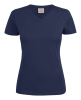 Heavy V-neck Lady Tummansininen