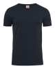 Heavy V-neck Tummansininen