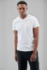 Heavy V-neck Valkoinen