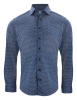Ib131 Pique Knit Regular Tummansininen
