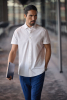 Ib132 Interlock Knit S/s Regular Valkoinen
