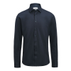 Ib135 Pique Knit Slim Tummansininen