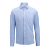Ib135 Pique Knit Slim Vaaleansininen