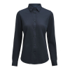 Ib135 Pique Knit Woman Contemporary Tummansininen