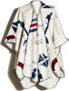 Kust Poncho Valkoinen