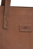 Leather Line Tote Bag Konjakki