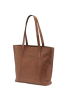 Leather Line Tote Bag Konjakki