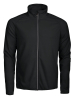 Melton Fullzip Musta