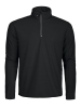 Melton Halfzip Musta