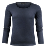 Merino U Woman Tummansininen