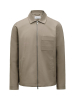 Modern Zip Overshirt Walnut