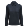 Modern Zip Overshirt Woman Navu