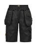 Naisten Craftman Semistretch -shortsit Musta