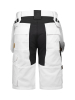 Naisten Craftman Semistretch -shortsit Valkoinen / Musta