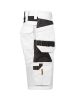 Naisten Craftman Semistretch -shortsit Valkoinen / Musta