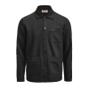 Patch Pocket Overshirt Unisex Musta