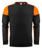 Prime Crewneck Musta / Oranssi