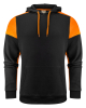 Prime Hoodie Musta / Oranssi
