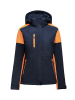 Prime Padded Softshell Lady Tummansininen / Neonoranssi