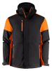 Prime Padded Softshell Musta / Oranssi