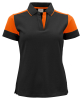 Prime Polo Lady Musta / Oranssi