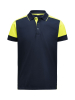 Prime Polo Tummansininen / Neonkeltainen
