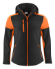Prime Softshell Lady Musta / Oranssi