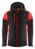 Prime Softshell Musta / Punainen