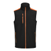 Prime Softshell Vest Musta / Oranssi