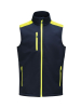 Prime Softshell Vest Tummansininen / Neonkeltainen