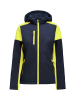 Prime Softshell Woman Tummansininen / Neonkeltainen