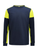 Prime T-shirt Ls Tummansininen / Neonkeltainen