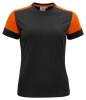 Prime T-shirt Women Musta / Oranssi