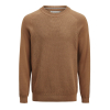 Scarsdale Sweater Men Pähkinänruskea
