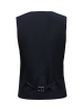 Signature Suit Vest Woman Tummansininen