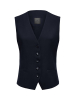Signature Suit Vest Woman Tummansininen