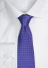 Tie Dotted Liila / Tummansininen