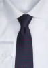 Tie Dotted Tummansininen / Punainen