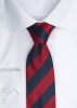 Tie Striped Tummansininen / Punainen